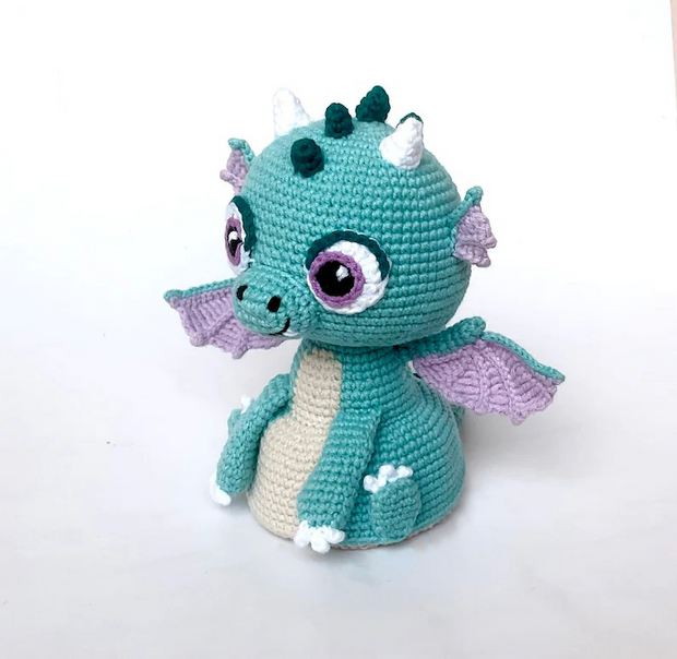 Reversible Baby Dragon Amigurumi Pattern