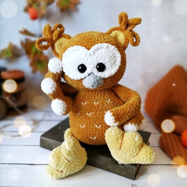 Crochet pattern cute Owl