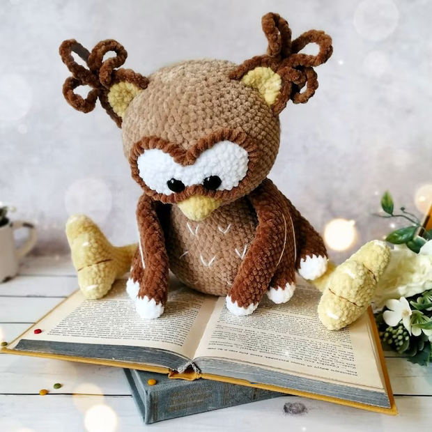 Crochet pattern cute Owl