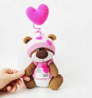 Crochet Pattern Bear Toy with Set of Clothes