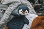 Penguin lovey blanket. The playful security blanket