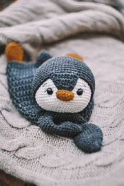 Penguin lovey blanket. The playful security blanket