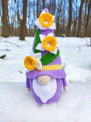 Flower gnomes crochet pattern Set! 5 in 1