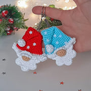 Set of crochet Quick Christmas ornament