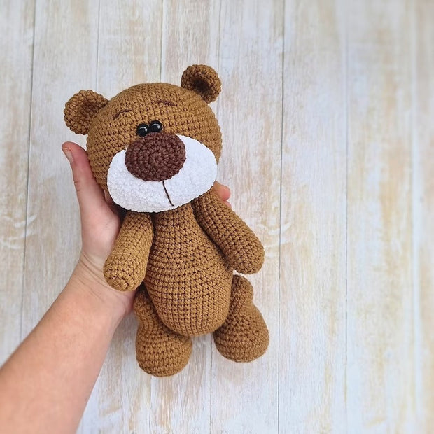 Crochet Pattern Bear Toy with Set of Clothes